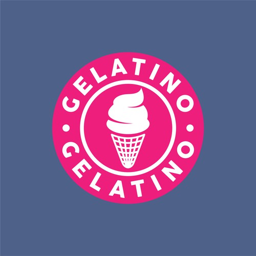 rocketstudioさんのWe need a creative interesting logo for gelato shop "Gelatino"デザイン