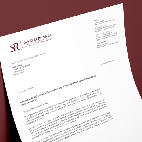 Logo & brand identity pack contest entry by HandmadeDesign