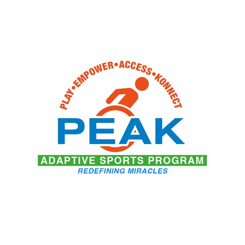 Adaptive Sports Logo for Nonprofit Disability Program Design by PROMD.™