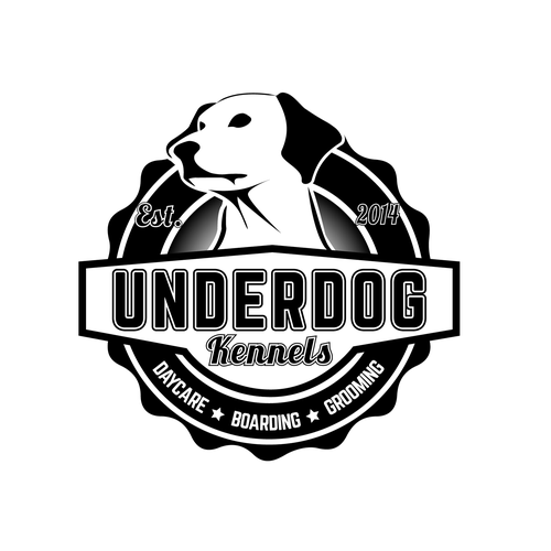 Underdog Kennels Classic 1940s - 1950s Badge Style Logo Contest | Logo ...