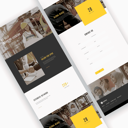 Web page design contest entry by VRA Studio