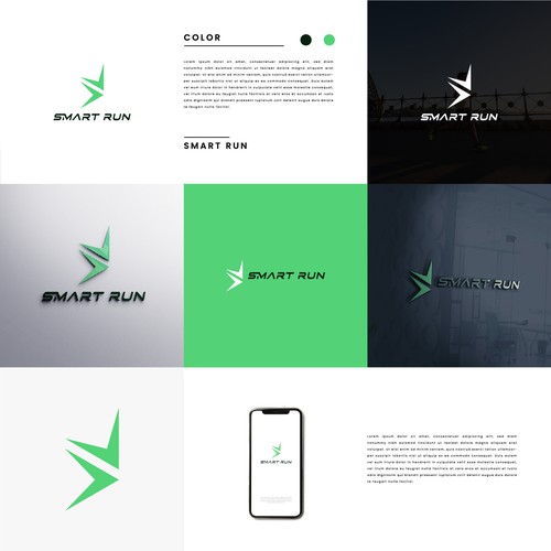 We need a powerful and exciting logo for our running app. Design réalisé par Brand Hero