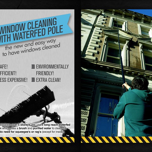 postcard or flyer for High Definition Window Cleaning Design by sercor80