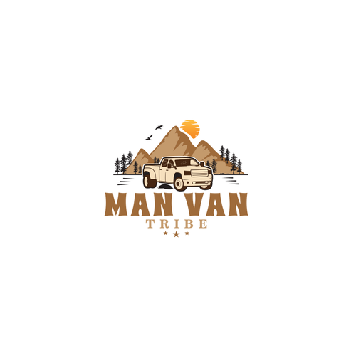 Create a Kick-A$$ Logo Design for a Man Van Tribe Community! Go Wild!!! Design by WeDs