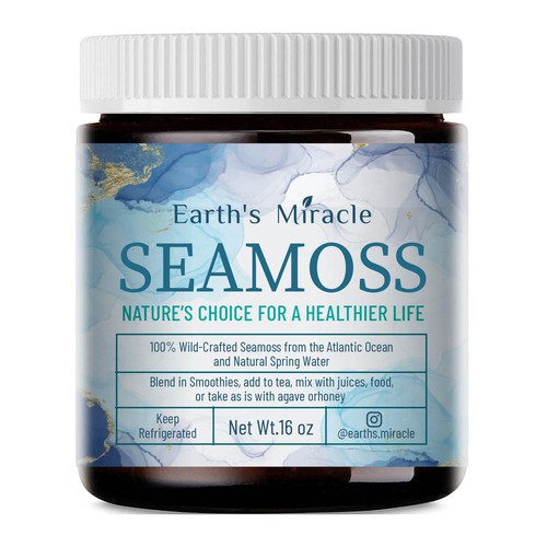 Design a Label for our Sea Moss Gel Product Design by ve_sta