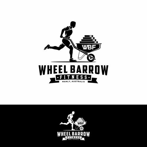 WBF 'Wheel Barrow Fitness' - Male Fitness Group in Manly Australia Design by SWARN " O