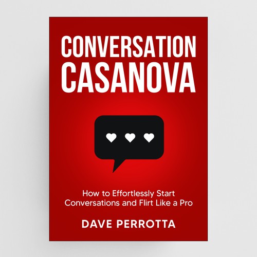 Powerful book cover for a top dating advice book for men Design by Aziel Design