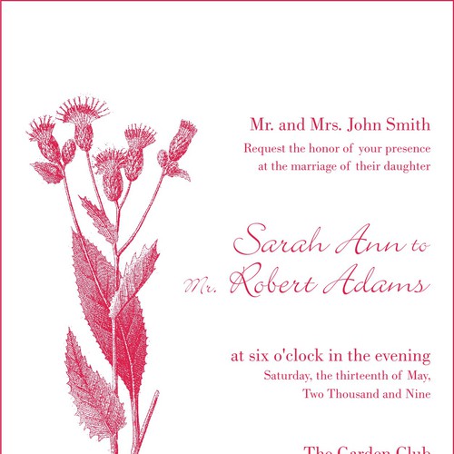 Letterpress Wedding Invitations Design by neeraj sarna