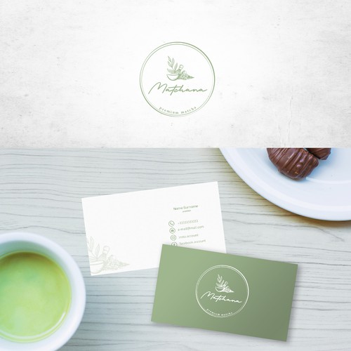 Looking for a Standout Brand Starter Pack to Attract Premium Matcha Enthusiasts for 'Matchana' Design by ne_padamo