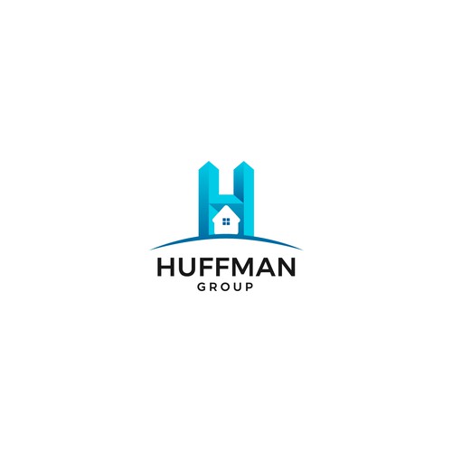 Huffman Group Logo Design by Nella.