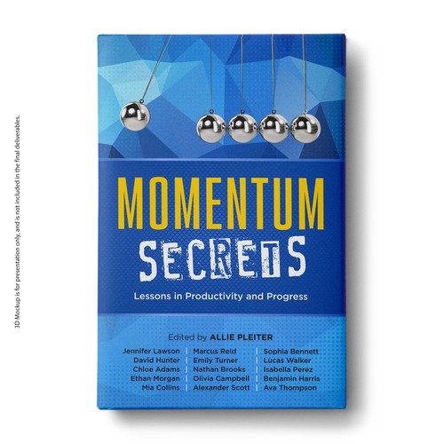 Create a cover for a book about Lessons in Productivity and Progress Design by U.T