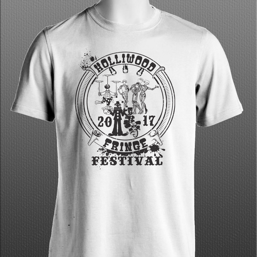 The 2017 Hollywood Fringe Festival T-Shirt Design by Vrabac