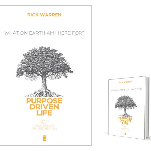 Book cover redesign for "What on Earth Am I Here For? The Purpose Driven Life" by Rick Warren Design by riverbed