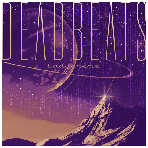 Album art for electronic/chill/ambient album by Ladycréme Design by green in blue