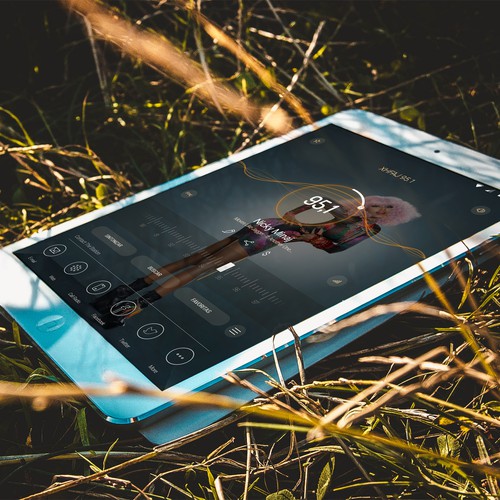 Re-Imagine Broadcast Radio - Android app re-design. Design by Blackandshadow