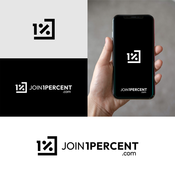 Design réalisé par zahada et intitulé "JOIN1PERCENT.COM"