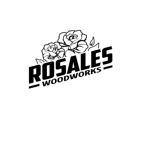 Rose - Outline - Wordmark Logo Design by mixi_po
