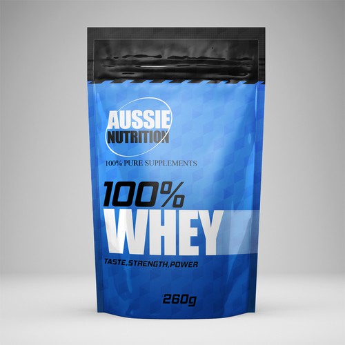 Aussie Nutrition supplement range needs new packaging! Design by Emir Aličić