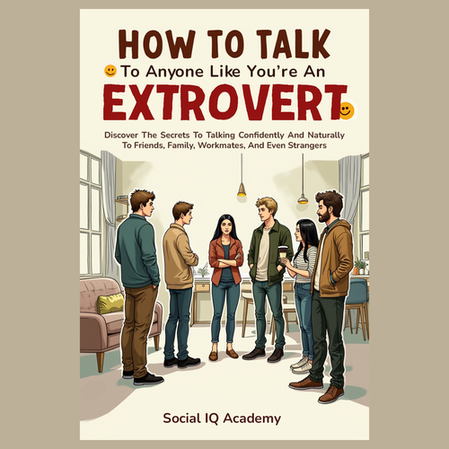 Design a catchy "How To Talk To Anyone" book cover Design by Alexandr_up