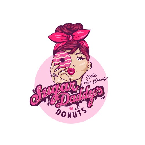 SUGAR DADDY DONUTS LOGO CONTEST Design by nindadian