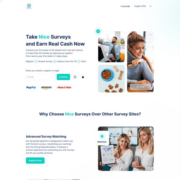 Web Design for Nice Surveys