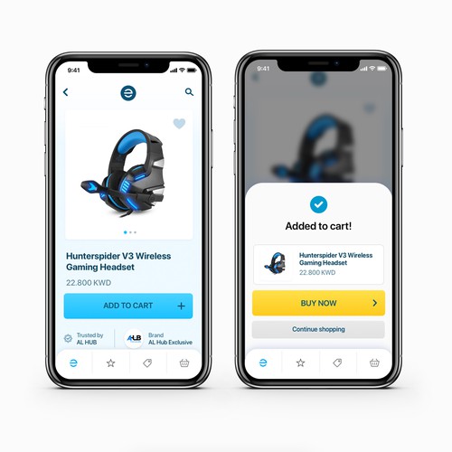 Redesign eStores App Design by VESIGN