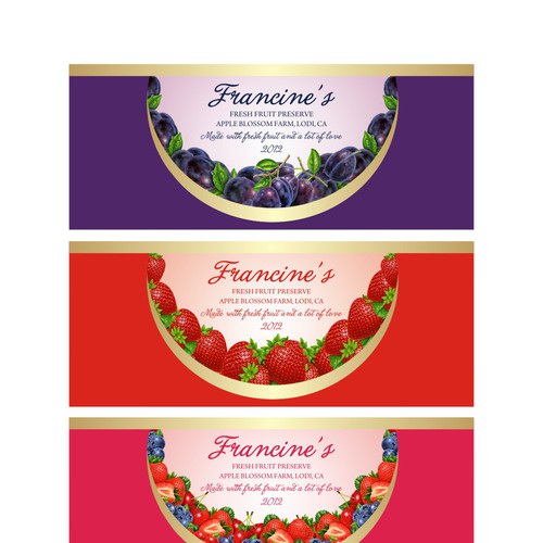 Love Jam? Live for fruity preserves? Design a Jam Label. Design por Magdalene