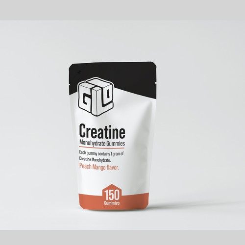 Bag Design for Creatine Monohydrate Gummy brand Design by Saddam Hosen