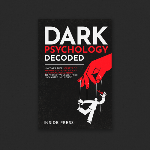Intriguing Cover for Book on the "Mysteries of Dark Psychology" Design by kustasbudrikas