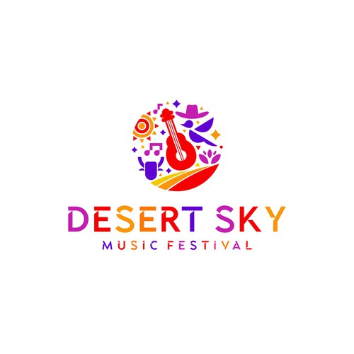 Desert Sky Music Festival Design by Mori Summer