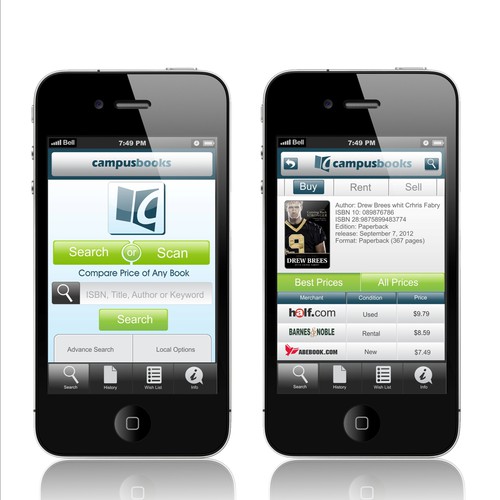 Create a winning mobile app design Design by saintdmz®