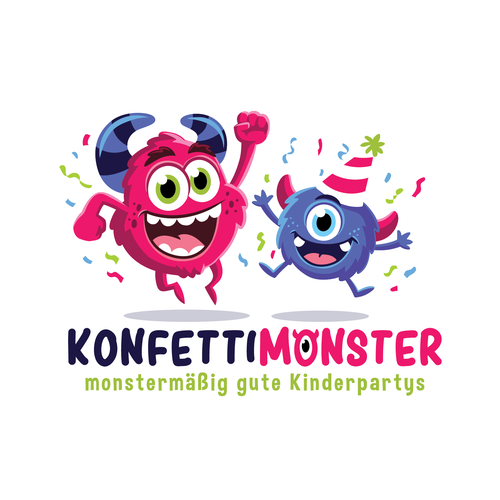 we need a fun logo for a kids party company Design by Rock N Draw
