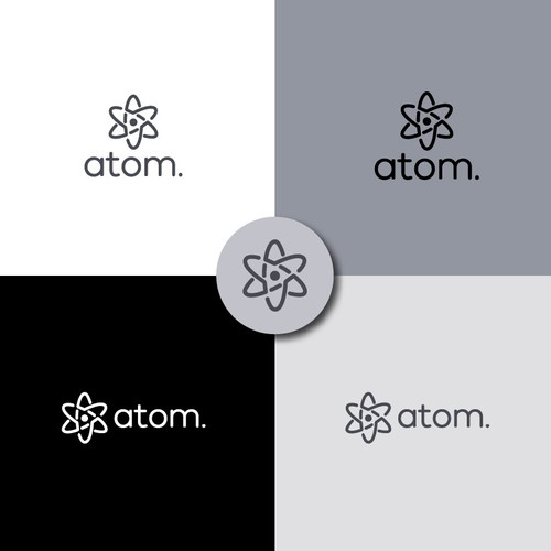 Create Atom Symbol In Shape of Letter "S" Design von Design.artz Studio