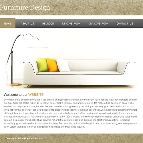 1-3 Page Website Template Design von judiart