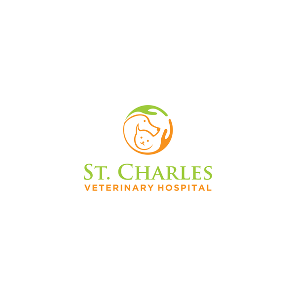 Design by faqihh titled "St. Charles Veterinary Hospital needs a fun professional logo"