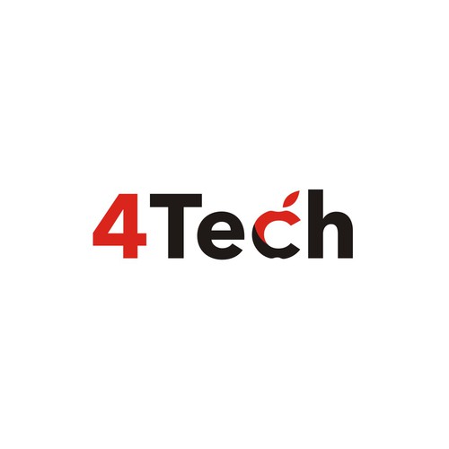 4Tech - Logo Design by plus44