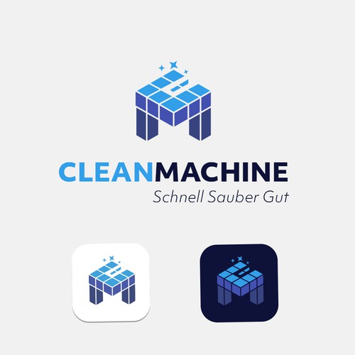 CleanMachine / Logo for Car and Plane Detailing Design by aysecakmak