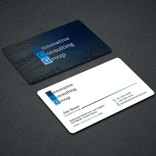 Design di ICG Business Cards di dkuadrat™