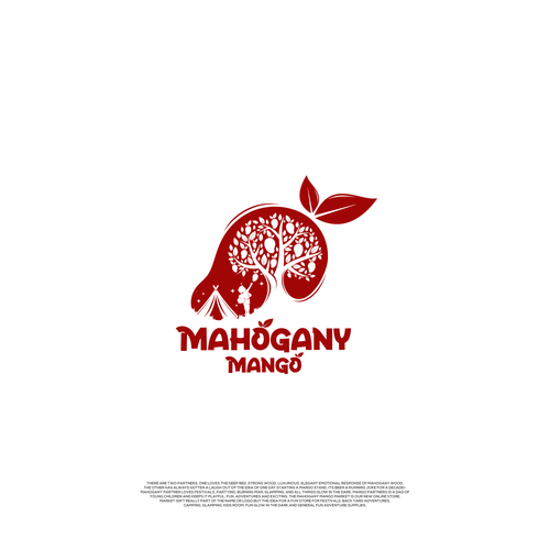 Mahogany Mango, Glow in the Dark Supplies, Festival, Glamping/Camping and Kids Room Fun Market Design by Enigma Graphic™