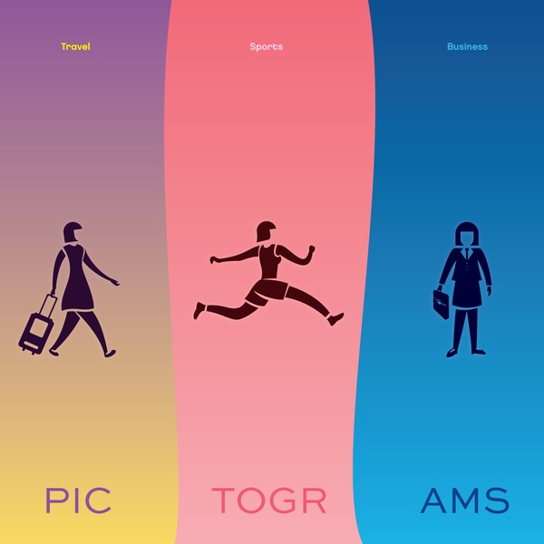 Pictograms for feminine brand