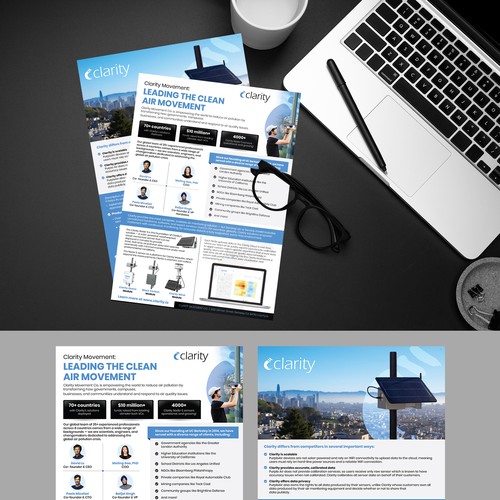 Design one-pager company overview Design by redmonk