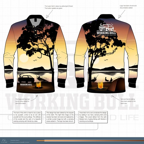 Long sleeve uv fishing shirt (with collar and cuffs), Clothing or apparel  contest