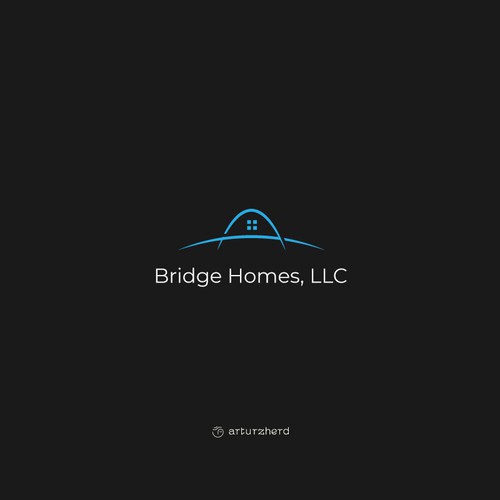 Bridge Homes Logo Design by Artur Zherdetskii
