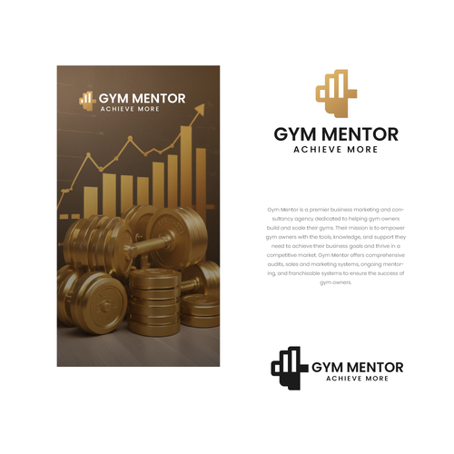 Gym Mentor - LOGO Design by logorilla™