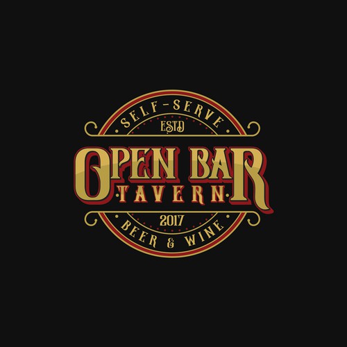 Open Bar Tavern - Self serve craft beer and wine restaurant | Logo ...