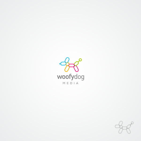 Creative and modern logo for web design and development company