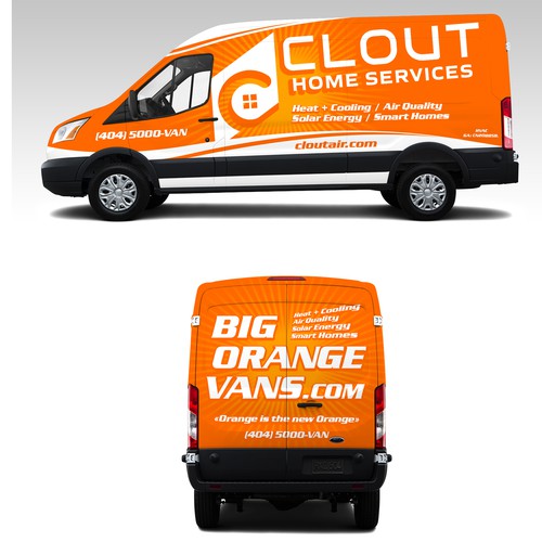 Design an ICONIC Van Wrap for Home Services Start-up Design by Konstantin Graphics