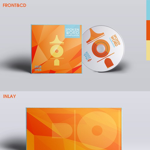Spoken Word Compilation CD Artwork Design by Aubergine Designs
