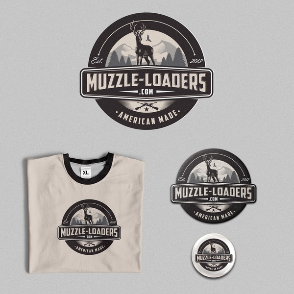 Design by Dick Justice titled "Logo for Muzzle-loaders.com"