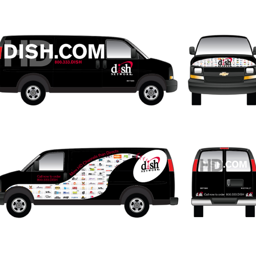 Design V&S 002 ~ REDESIGN THE DISH NETWORK INSTALLATION FLEET por MalJ Design